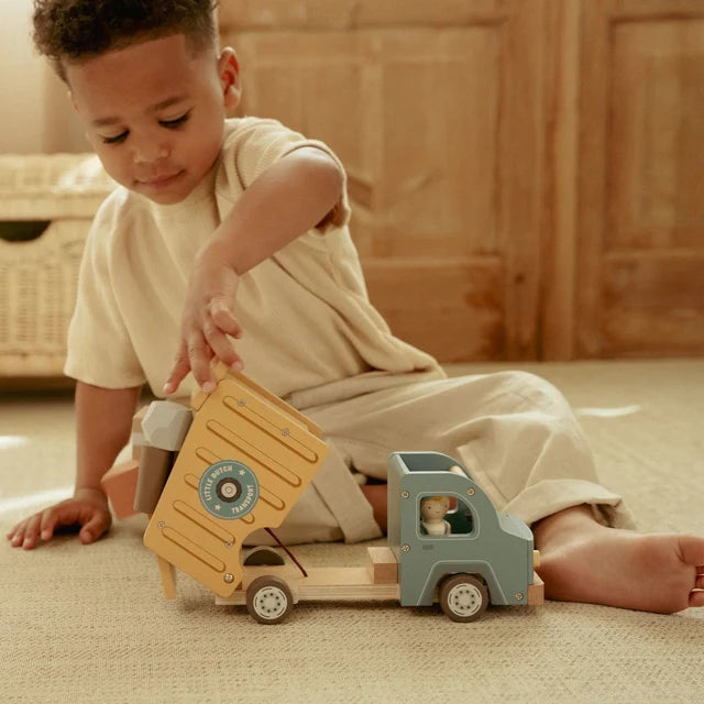 Little Dutch: houten kiepwagen
