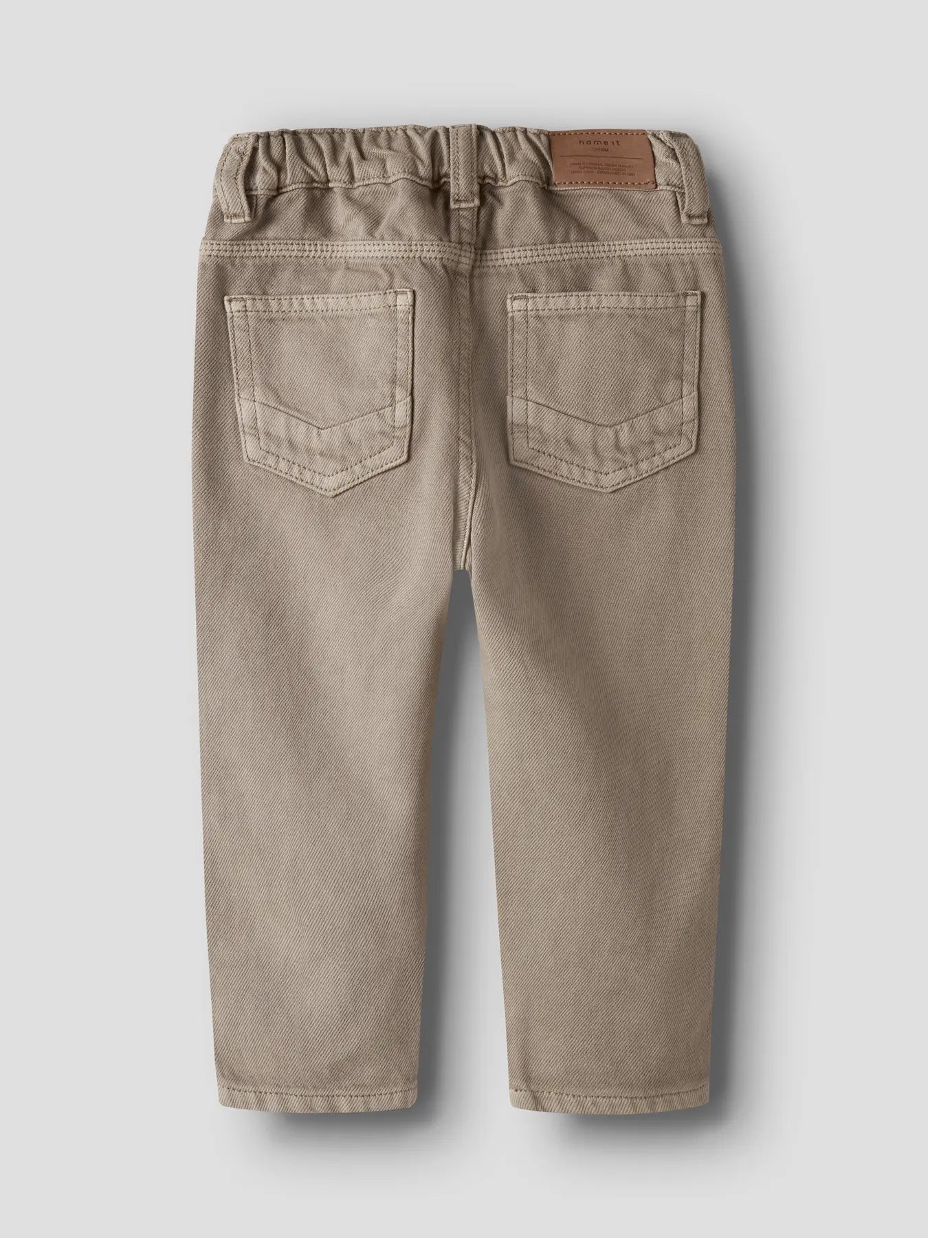 Name it: JESSE: Tapered pants beige