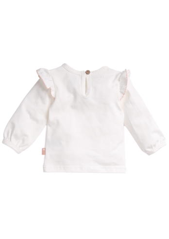 Bess: shirt ruffles off white
