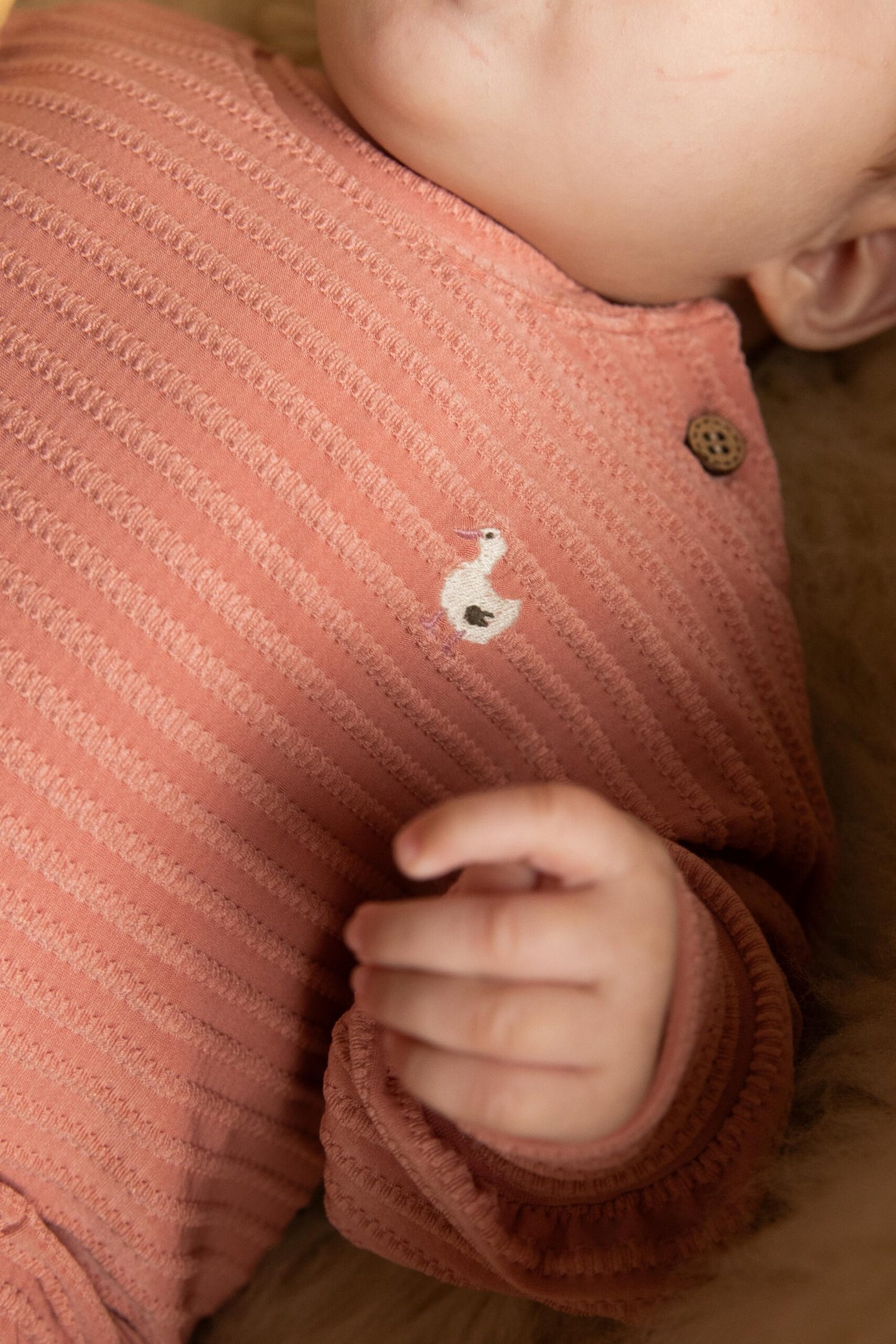 Bess:sweater Cable powder pink