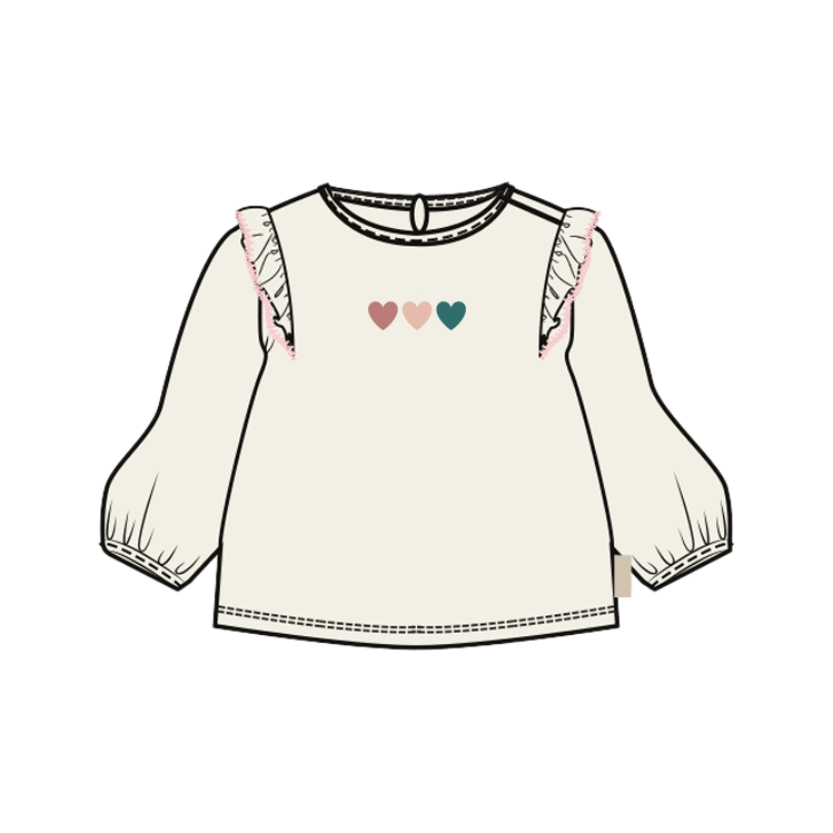 Bess: Longsleeve Hearts