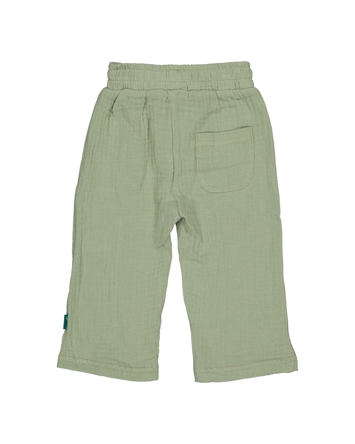 Bess: Pants Wide Leg Muslin teal