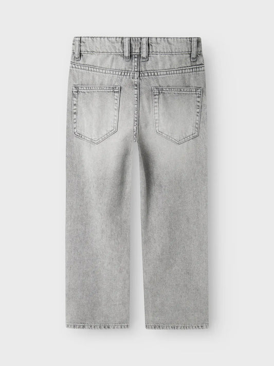 Name it: Vince: straight light grey denim