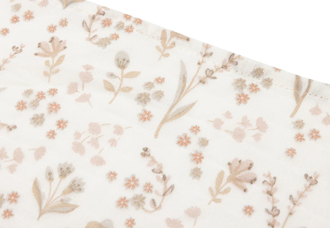 Jollein: Hydrofiele multidoek "Bloomy" 70 x 70 cm ( 3 stuks)