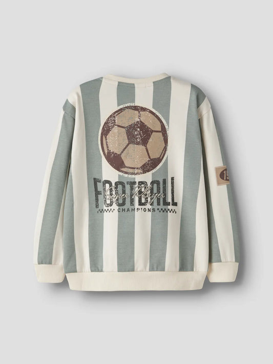 Name it: sweater Football green