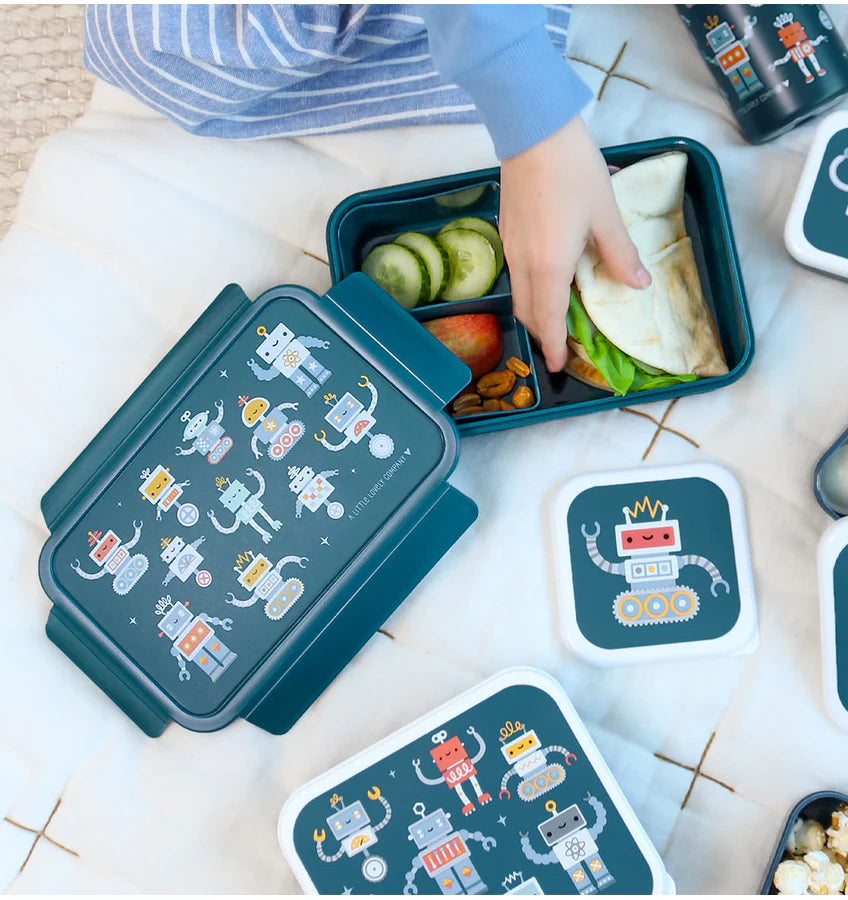 A Little Lovely Company: bento brooddoos: robots
