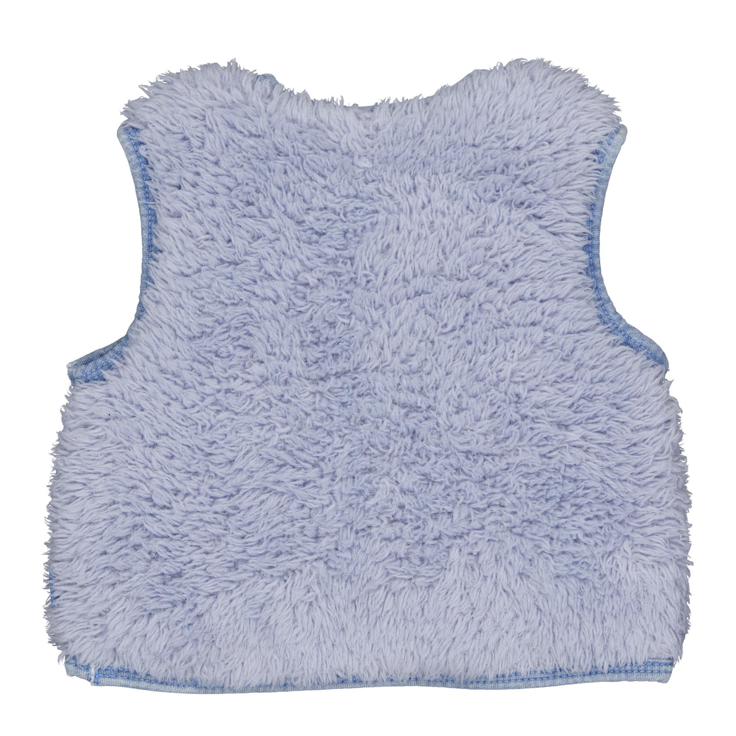 Bess: Teddy jacket: jeans blue