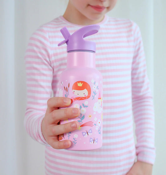 A Little Lovely Company:RVS Drinkfles:Princesses: 350 ml