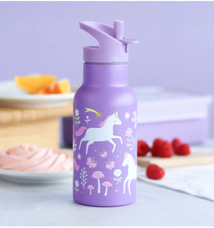 A Little Lovely Company:RVS Drinkfles:unicorn