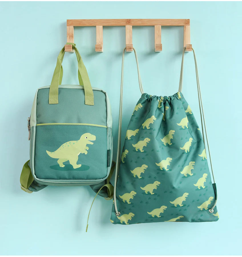 A little lovely company: zwemzak dinosaurus