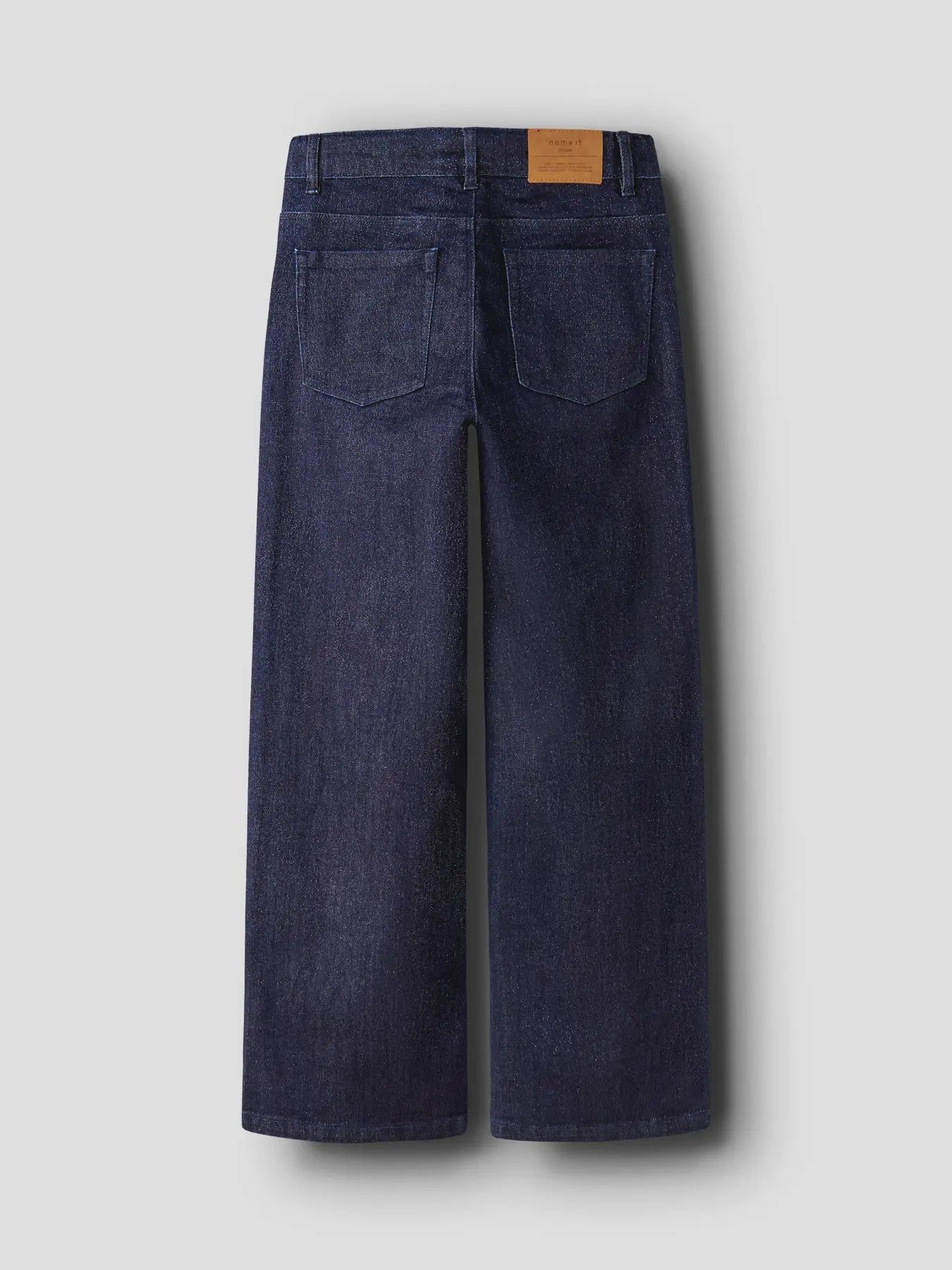 Name it: glitter wide jeans dark blue denim