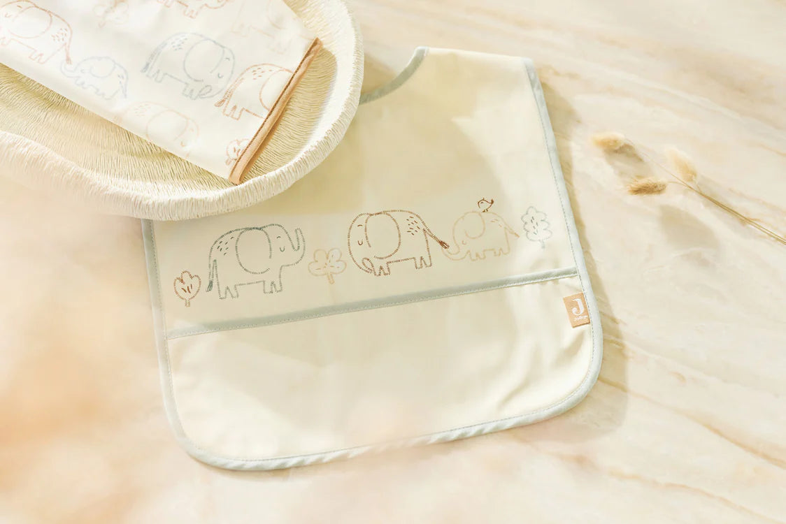 Jollein: Slab Waterproof - Elephant Tales - 2 Stuks
