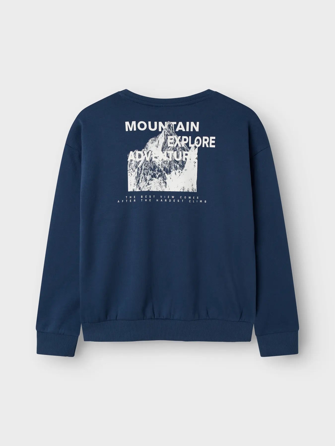 Name it: Sweater " Mountains" dark blue