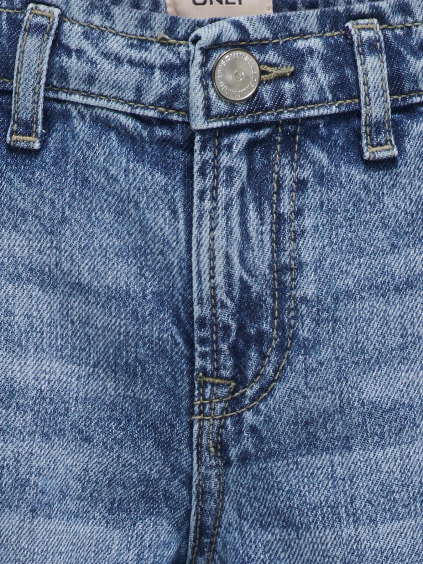 Only:Lisse: wide jeans medium blue denim