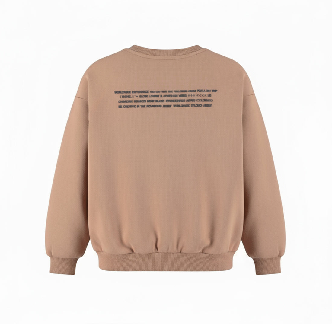 No way monday:sweater with backprint