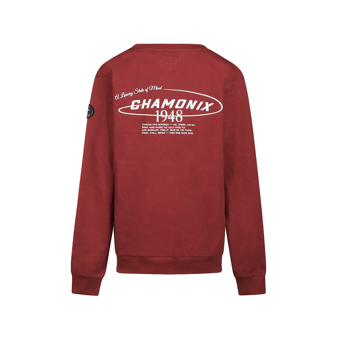 No way monday: sweater "Mont blanc" roest