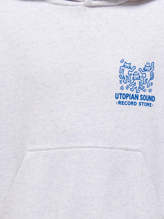Only & Sons: Hoodie light grey " utopian sound"