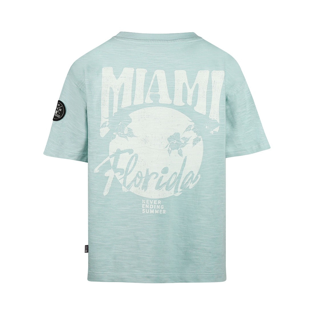 No way monday: Loose shirt ocean+backprint
