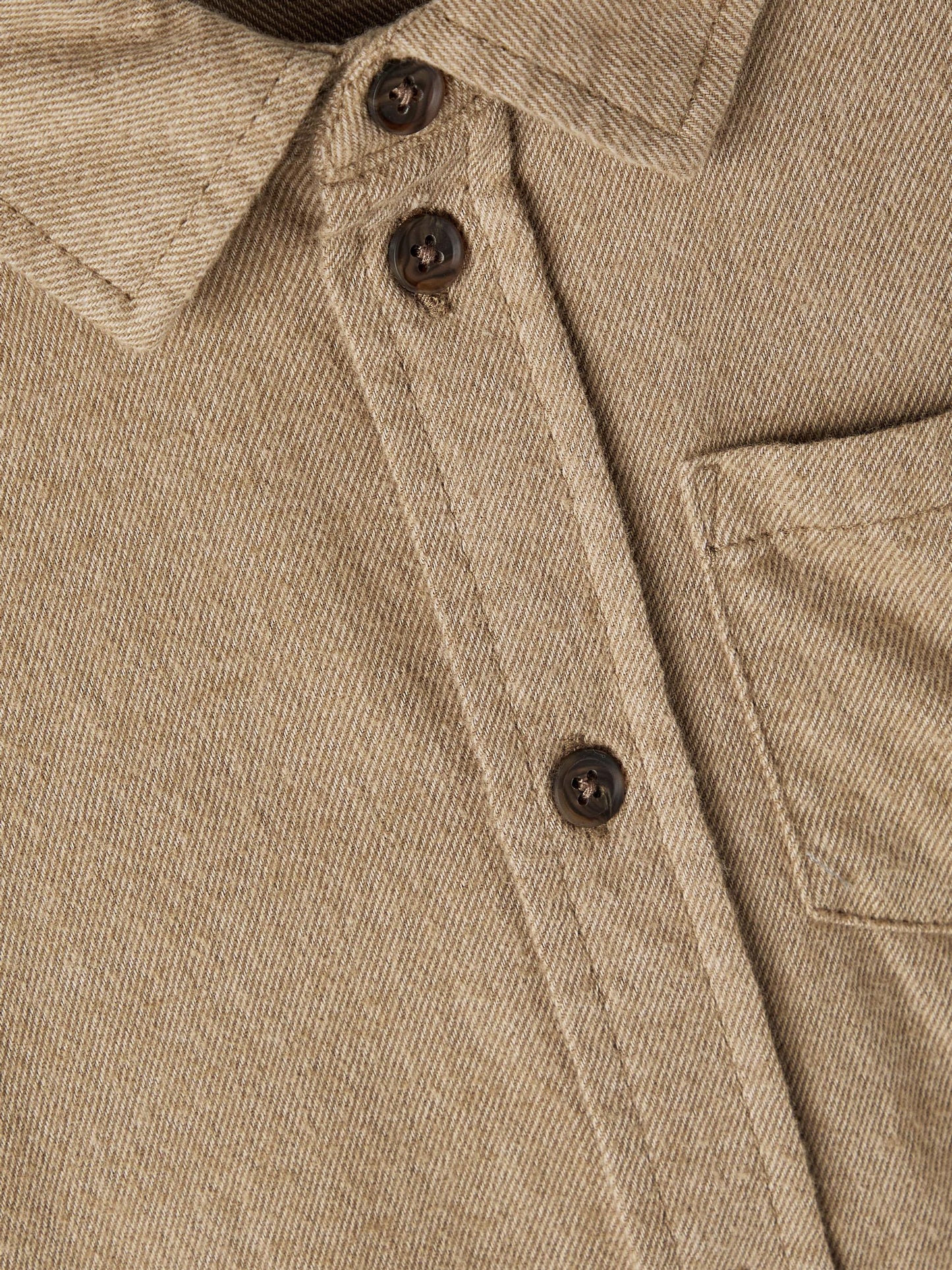 Name it: super zacht hemd beige