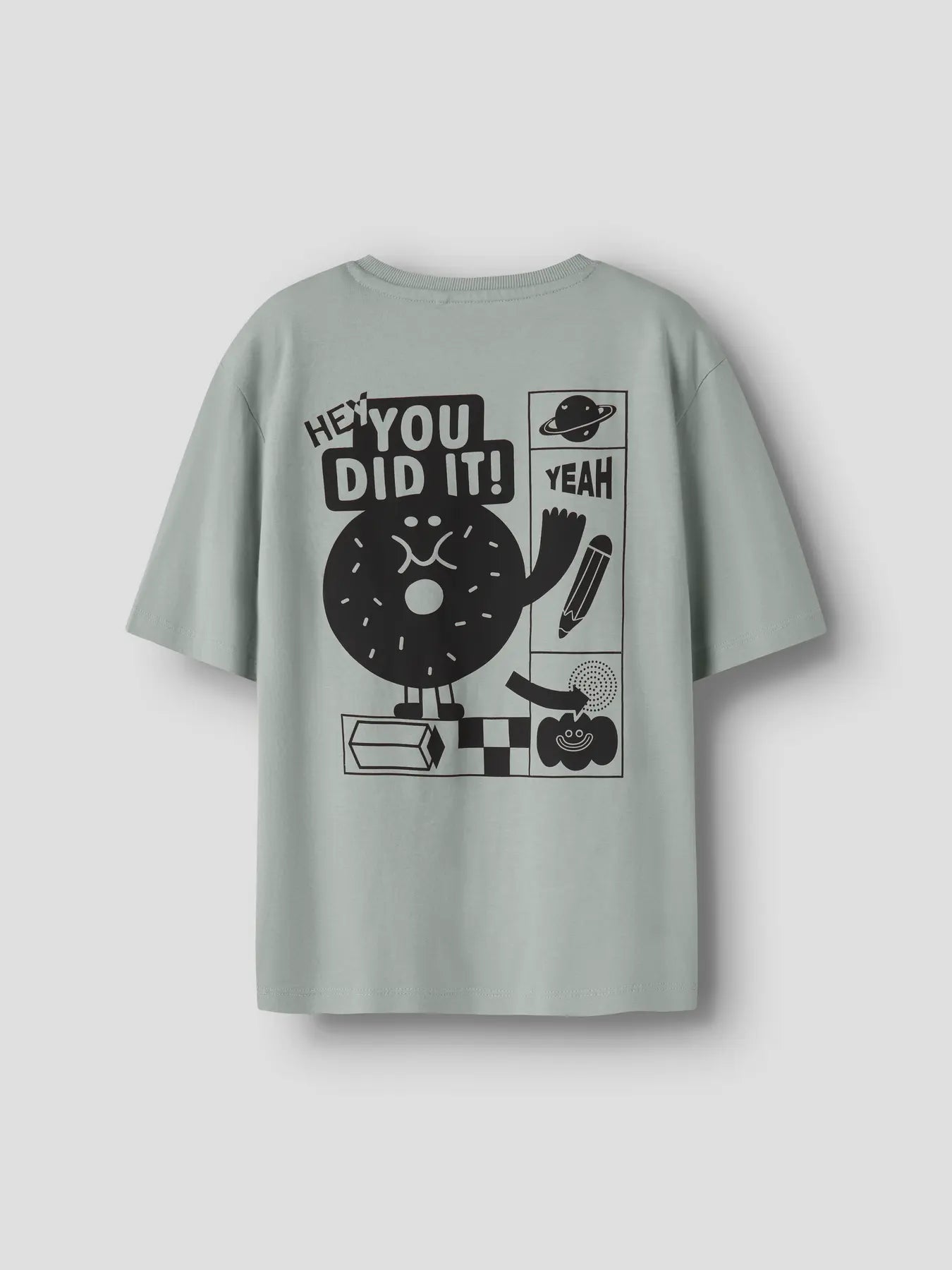 Name it: t-shirt grey donut