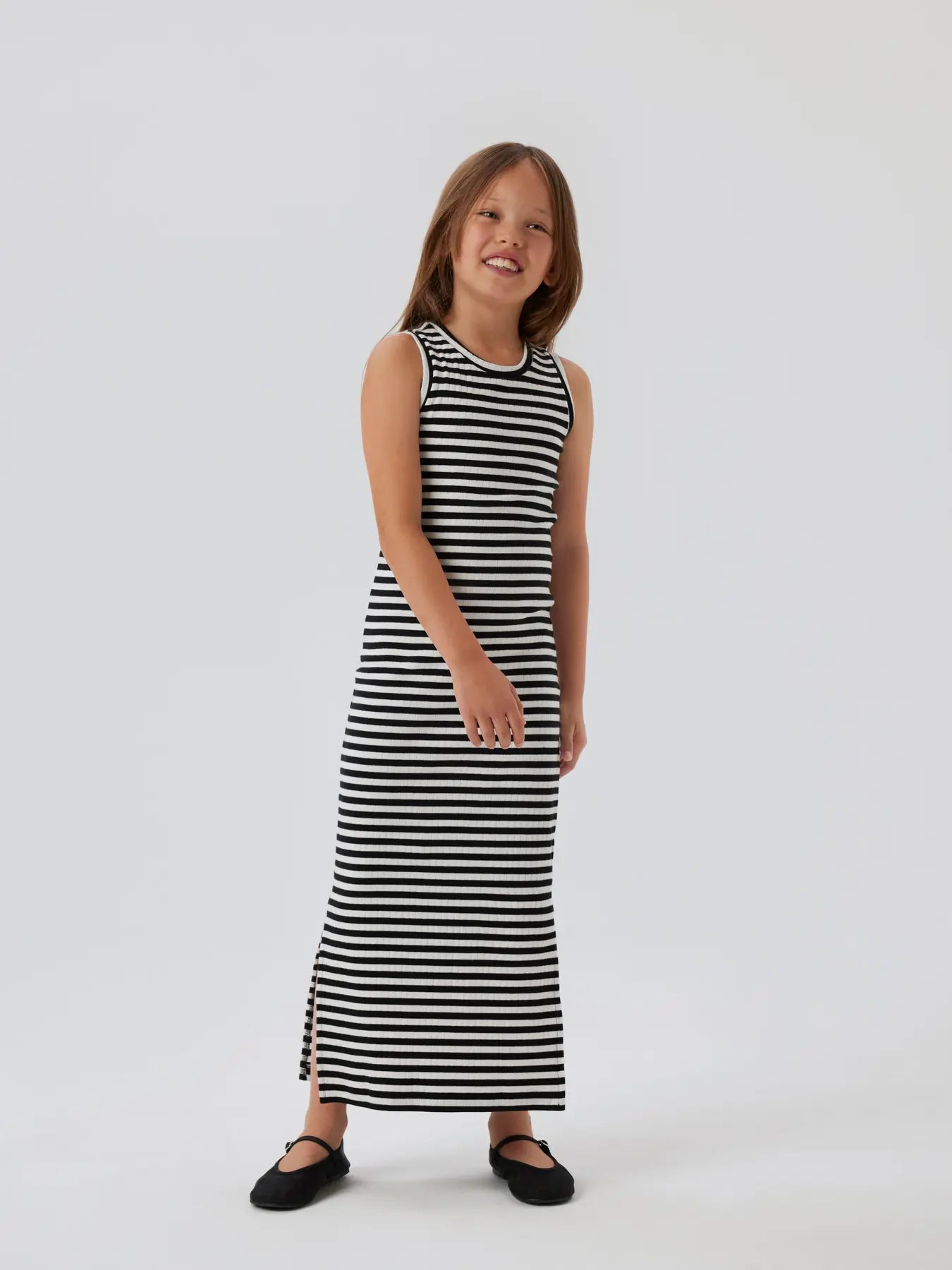 Name it: Maxi dress stripes black/ white