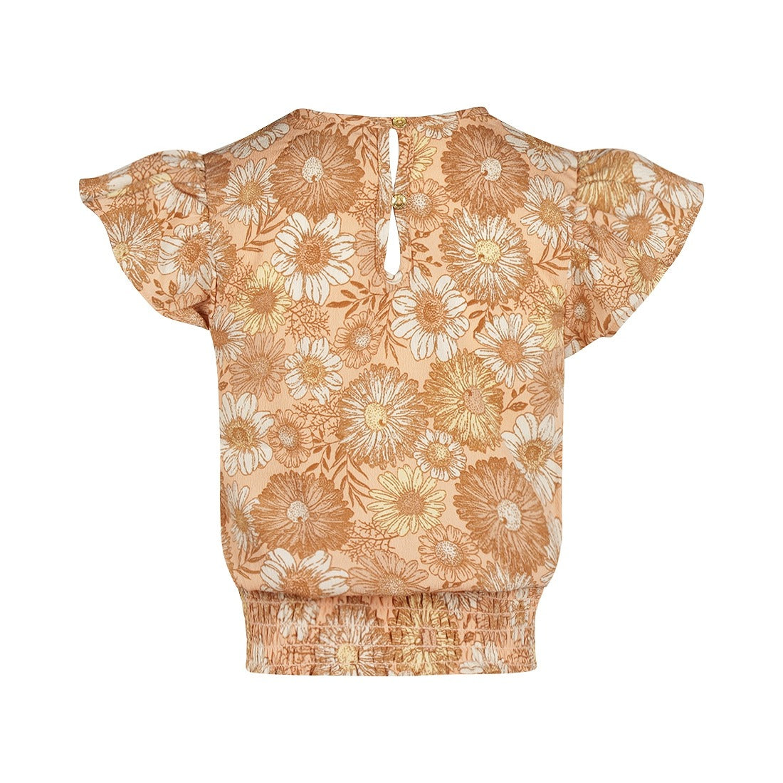 Koko Noko: blouse peach flowers