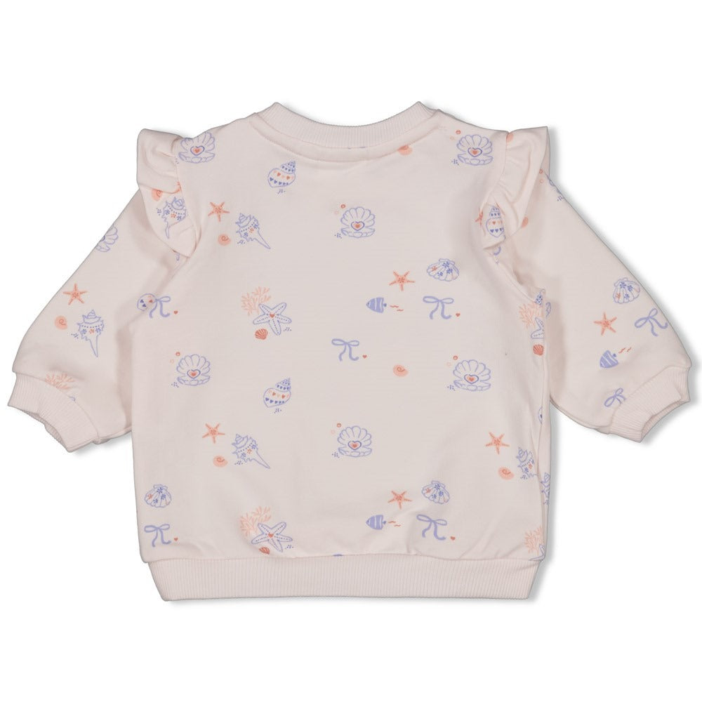 Feetje:Sea La vie: sweater relaxed fit roze
