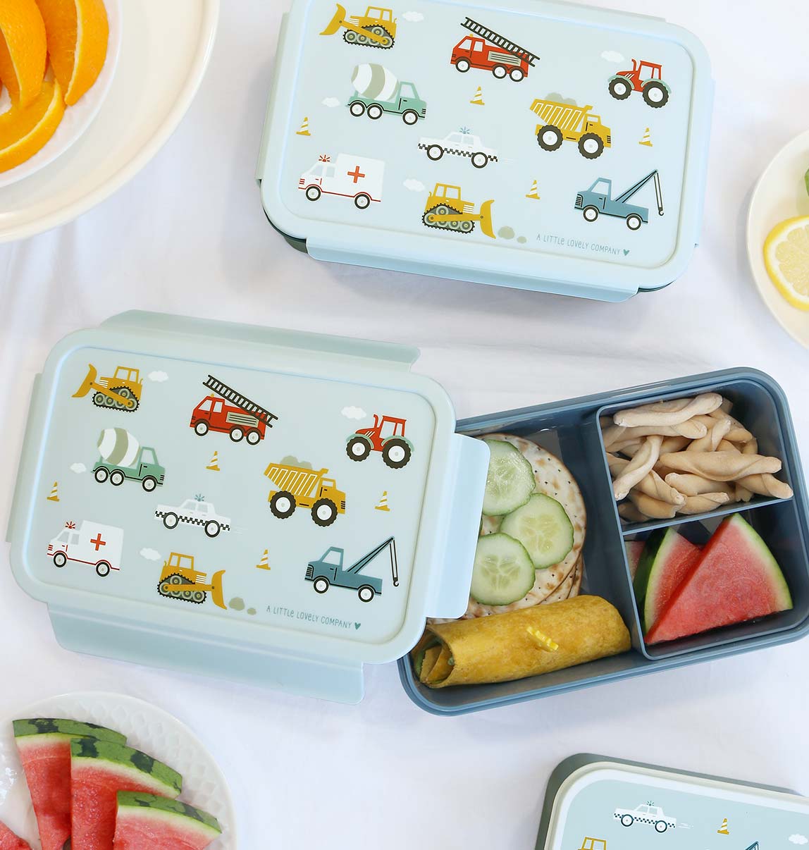 A Little Lovely Company: bento brooddoos : voertuigen
