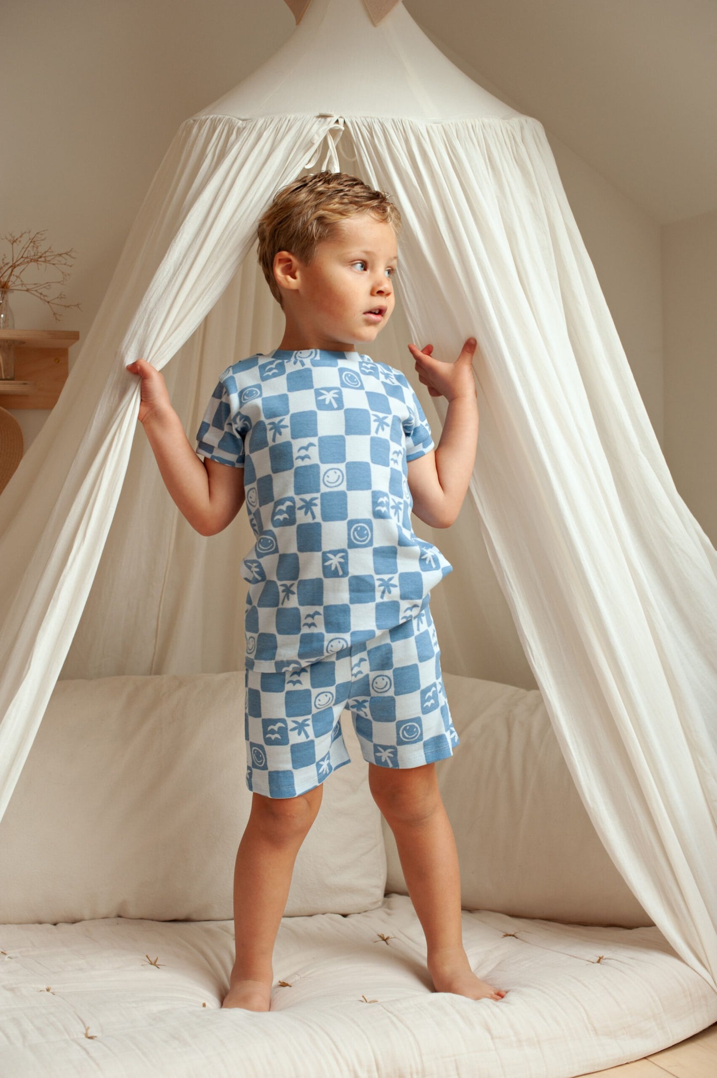 Feetje:chase check: Premiums pyjama