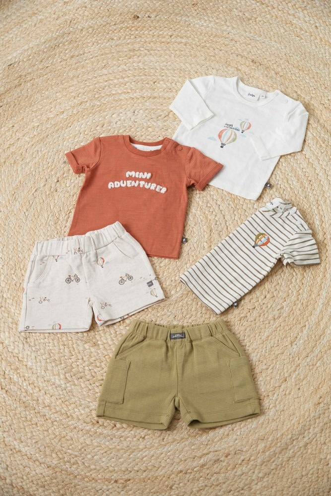Feetje:Mini adventure: shirt brique