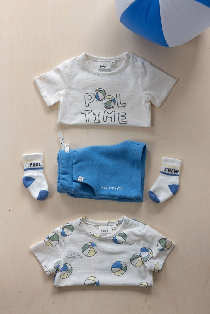 Feetje:Pool time: shirt: offwhite