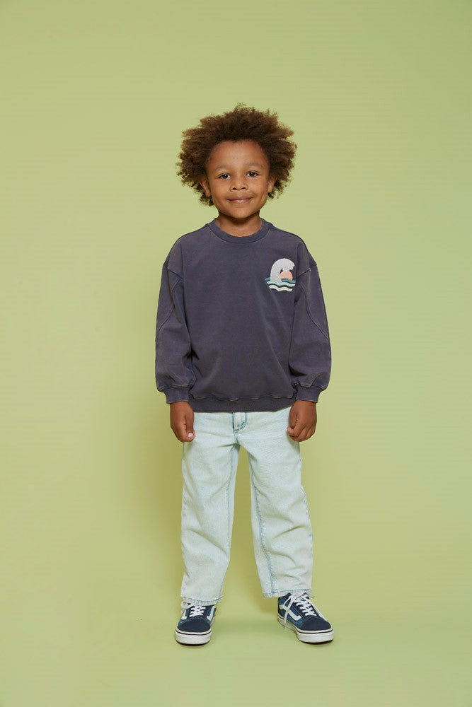 Sturdy:Lagoon Legends:oversized sweater indigo