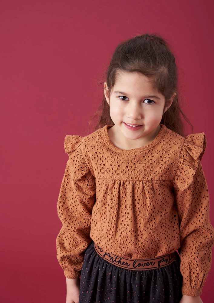 Jubel:Color me panther: Blouse ruches