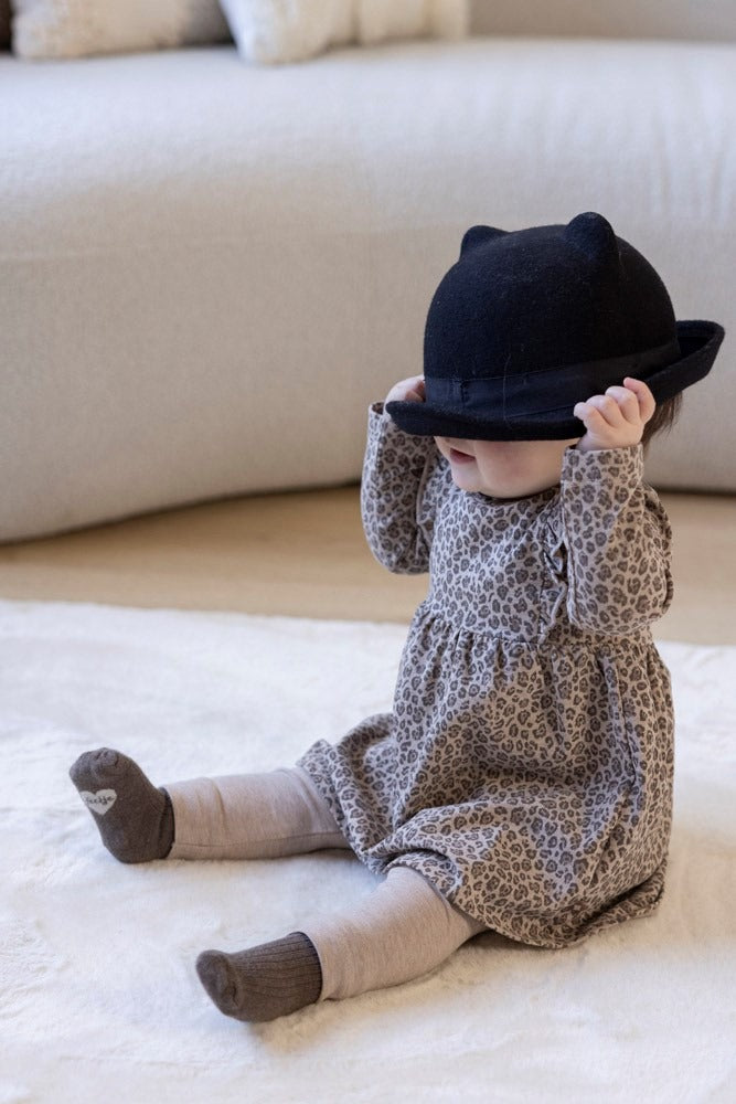 Feetje:Better together: dress taupe melange