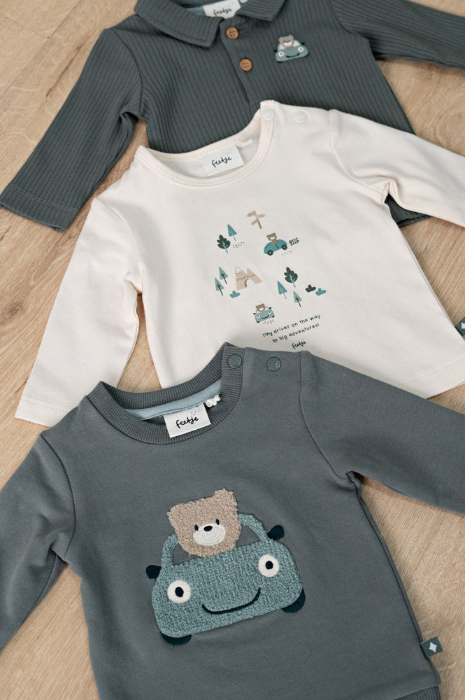 Feetje: Beep beep: longsleeve offwhite