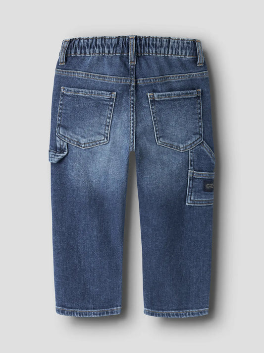 Name it:Lowie: tapered jeans skate dark blue denim