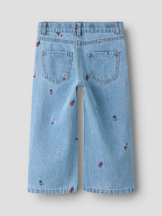 Name it: Jeans flower medium blue denim