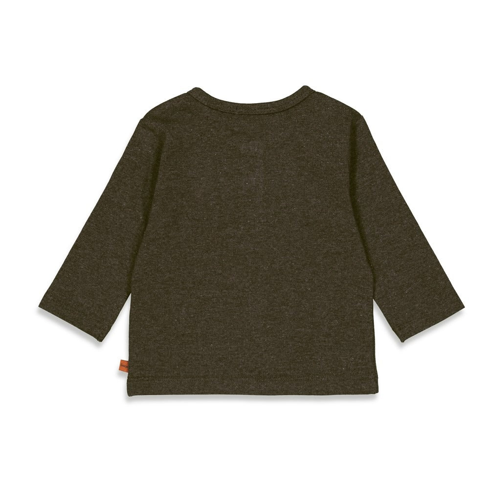 Feetje:adventure:longsleeve antraciet melange