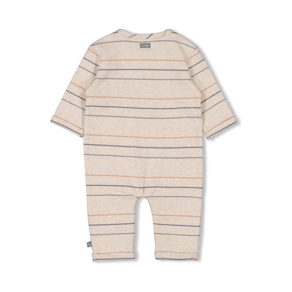 Feetje:Howdy: pyjama taupe melange