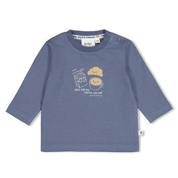 Feetje: Breakfast buddies: Longsleeve blauw