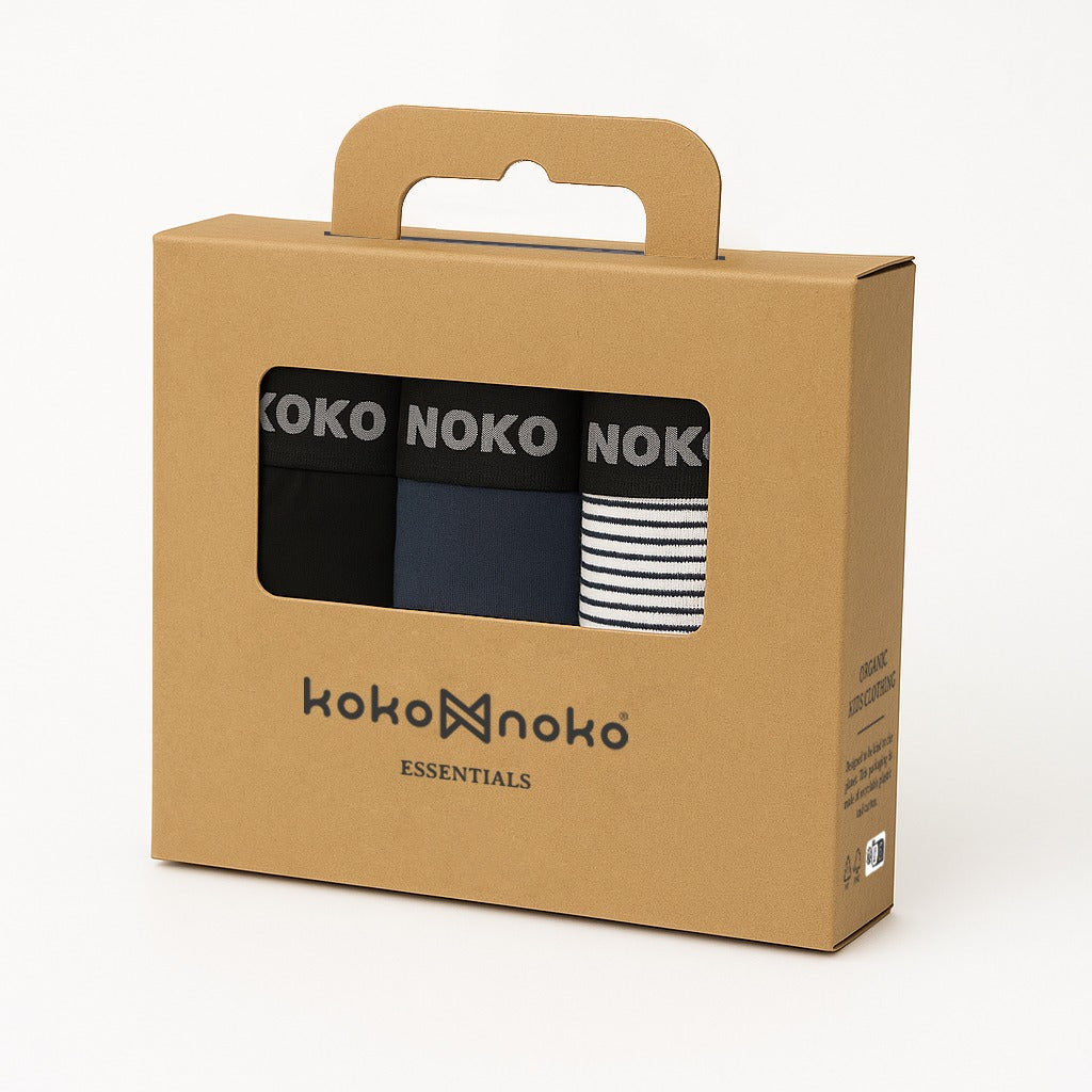 Koko Noko: 3 pack boxer shorts navy