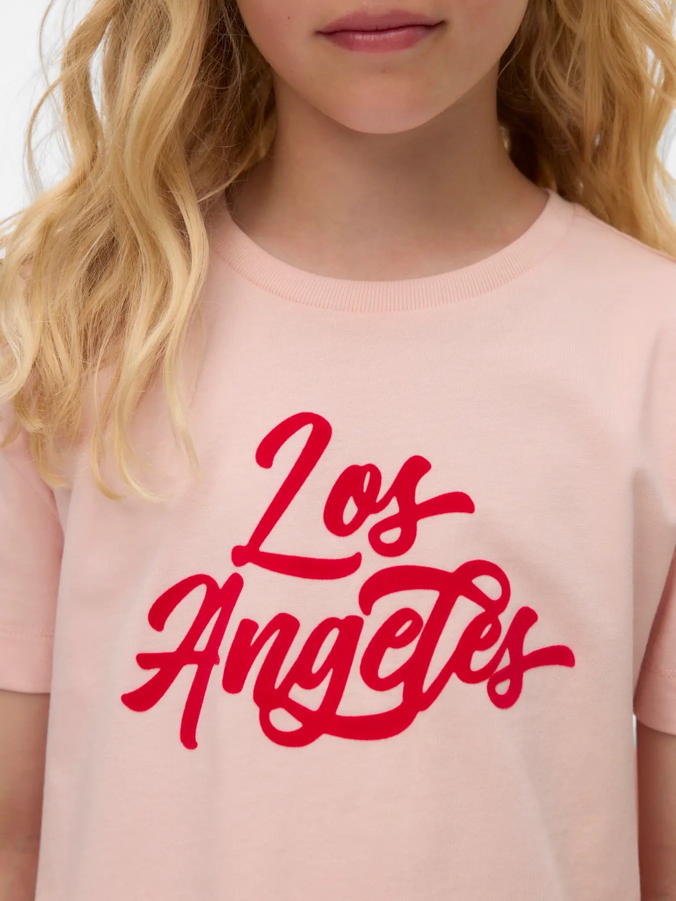 Vera Moda girl: shirt rose " Los Angeles"