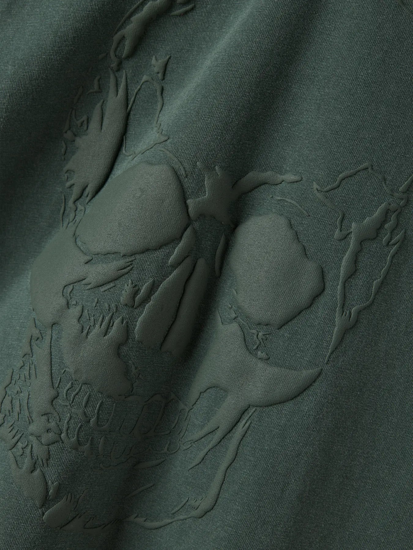 Name it: t-shirt loose fit scull green
