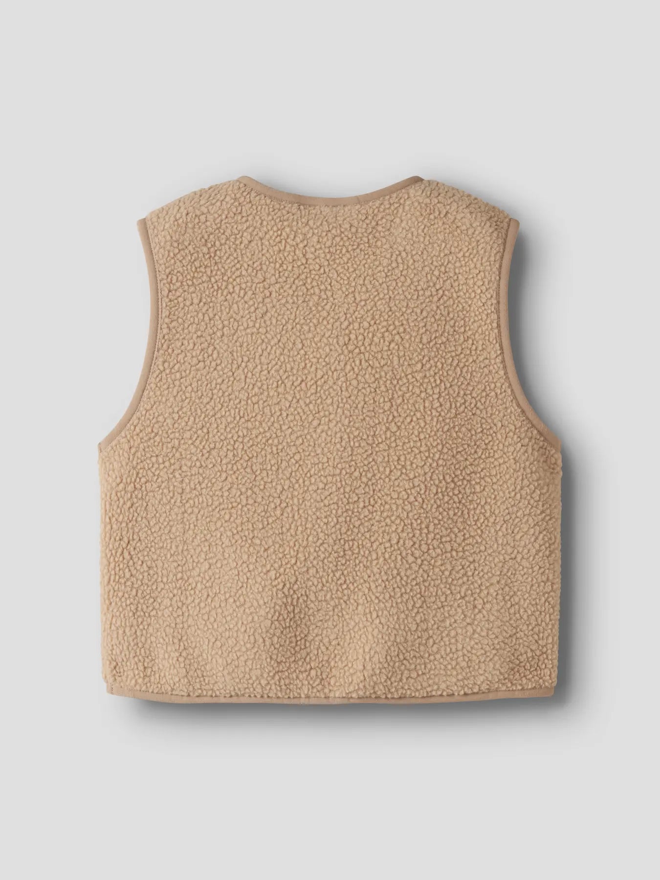 Name it: teddy vest beige