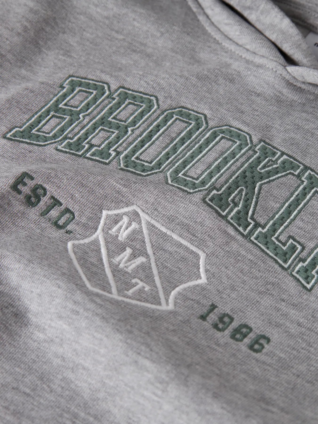 Name it: Hoodie Brooklyn grey melange
