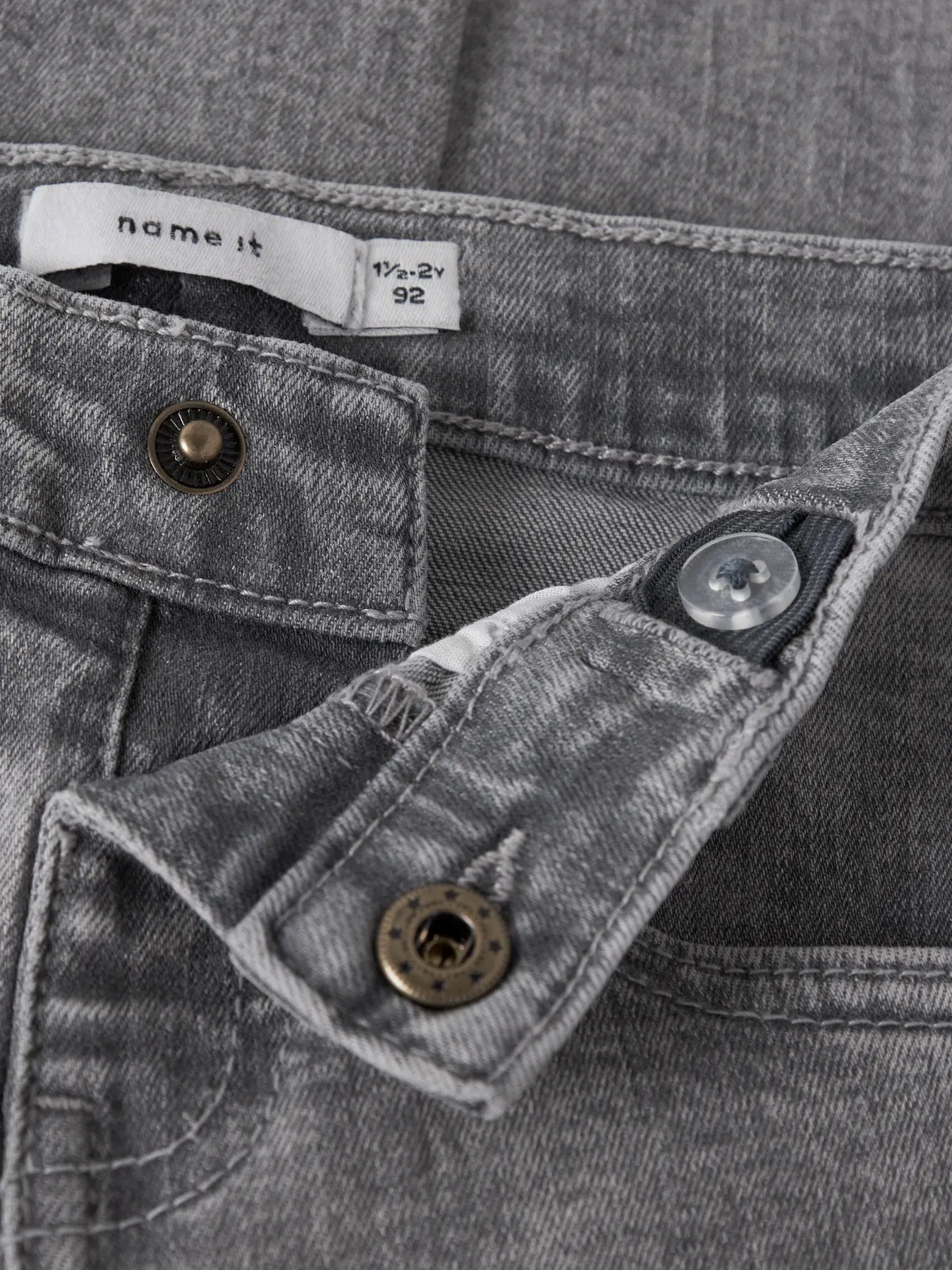 Name it:URSIE: Straight jeans medium grey denim