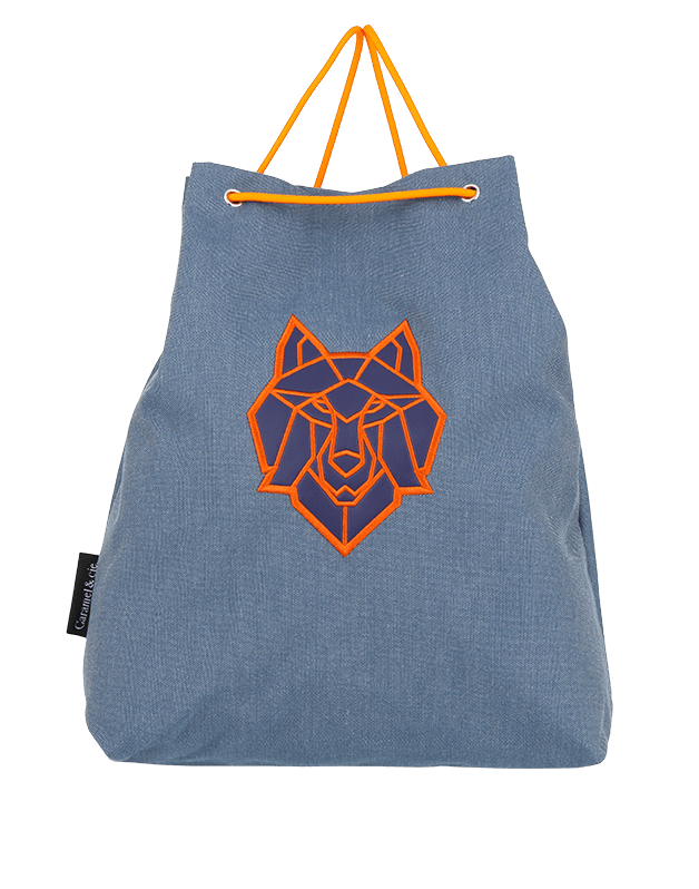 Caramel & Cie: zwemzak blue wolf