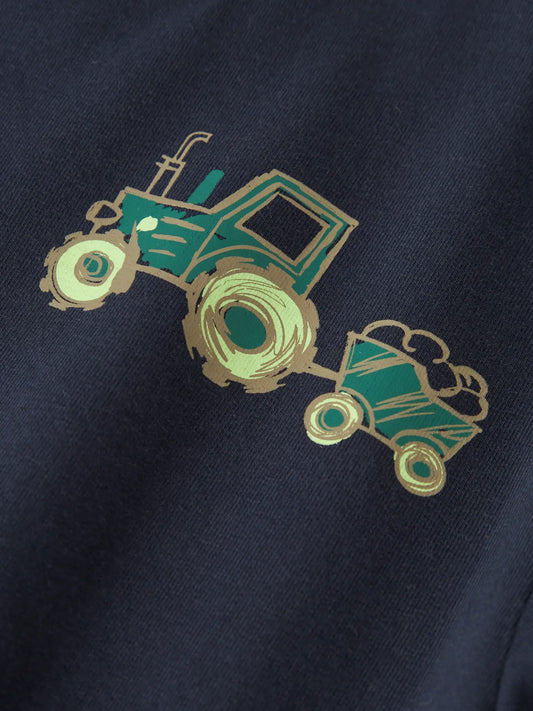 Name it: sweater tractor