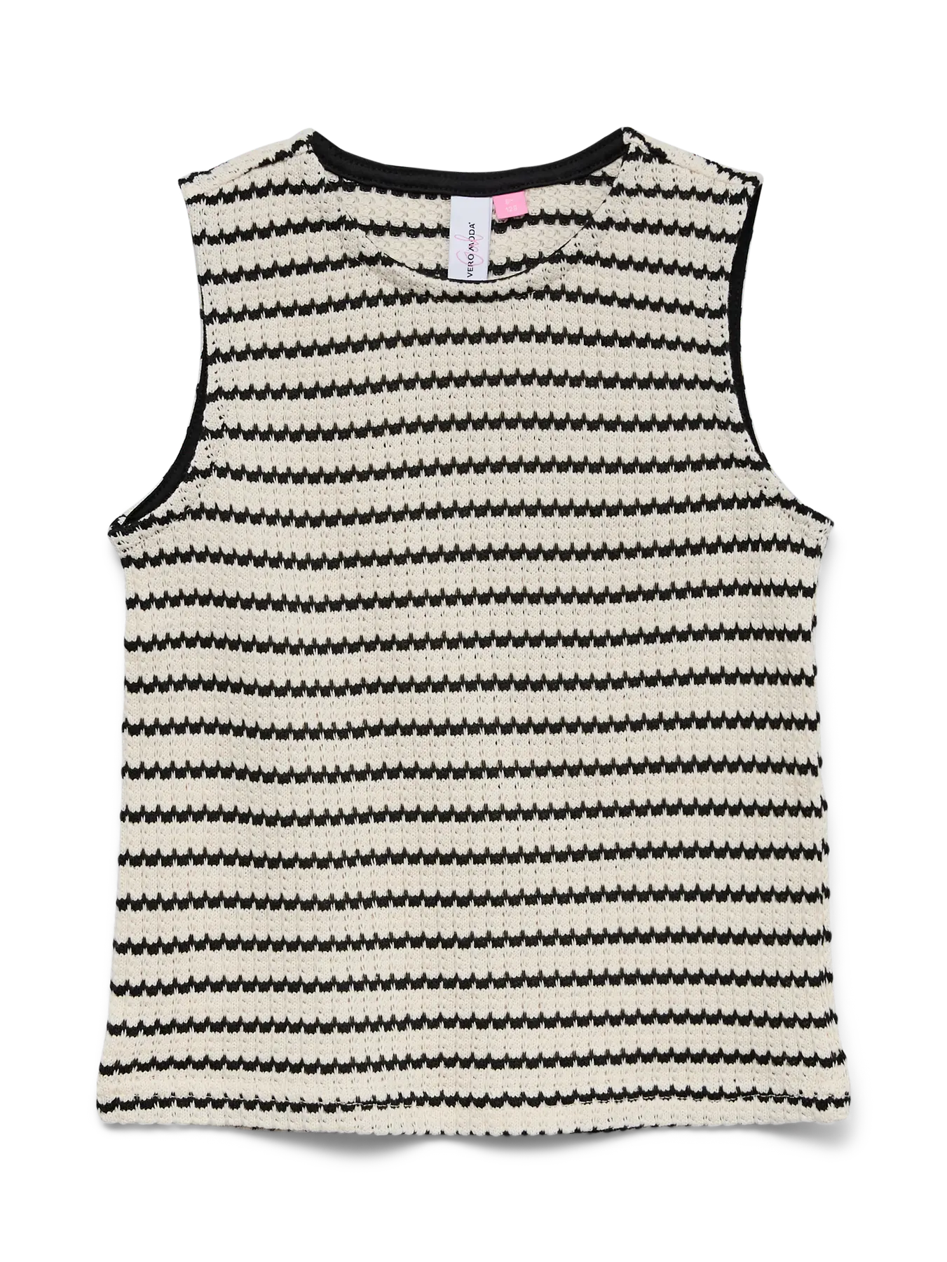 Vero Moda: shirt kant zwart-wit