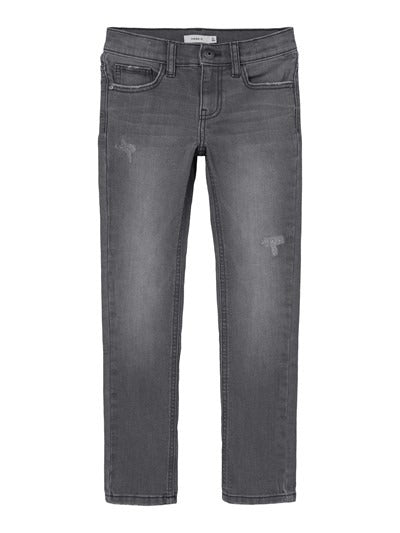 Name it: Noos collectie: Lester Slim jeans light grey